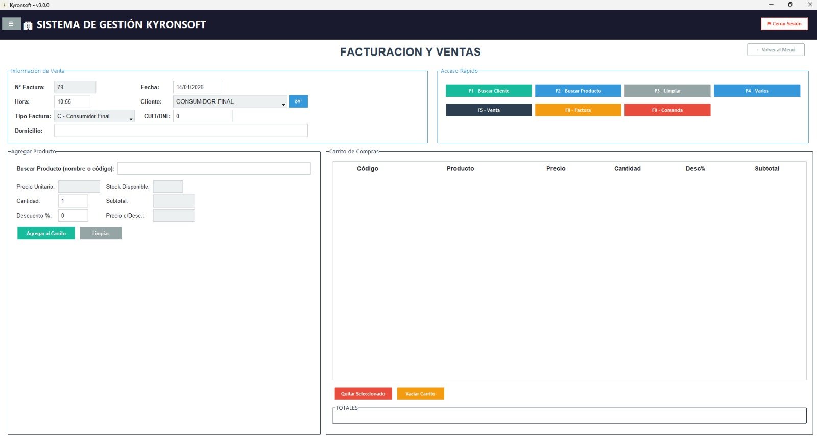 Sistema de Gestión v3.0