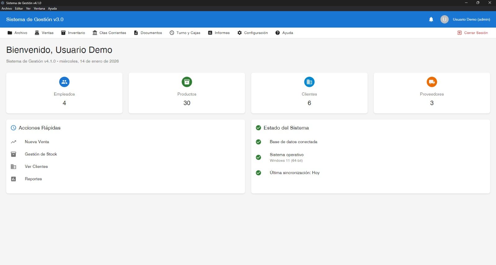 Sistema de Gestión v4.1.0