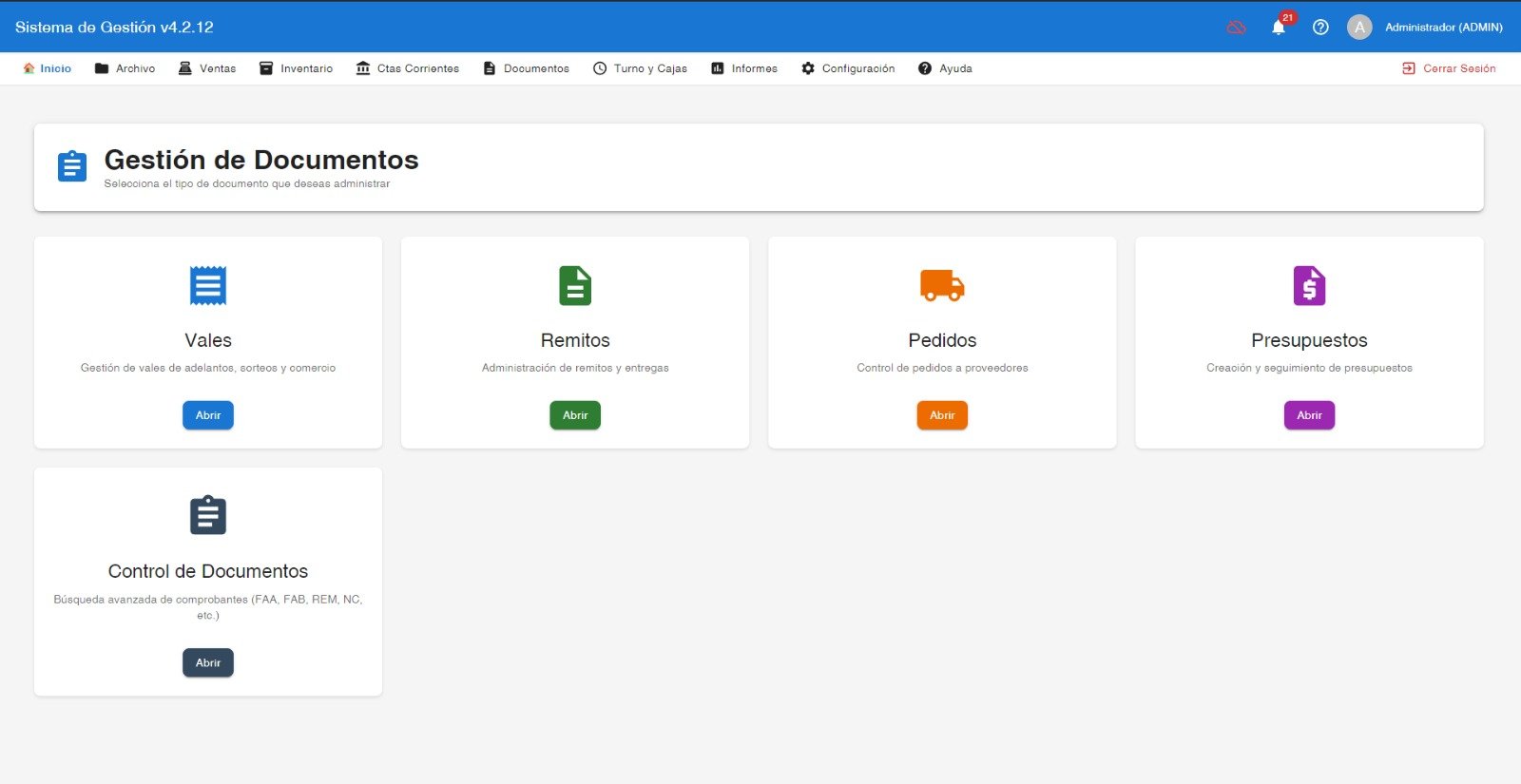 Gestión de Documentos